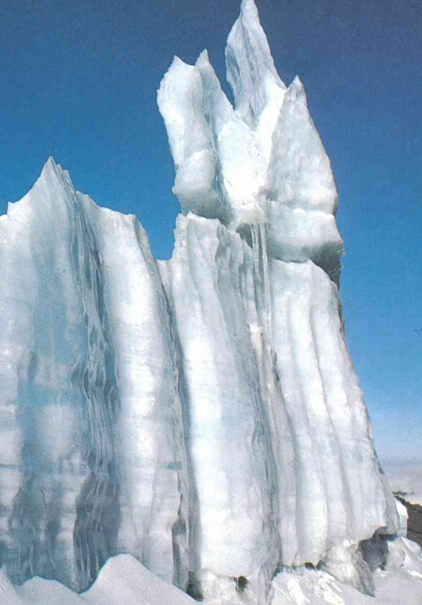 Ice top of Mt.kilimanjaro